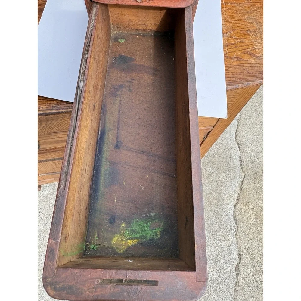 Antique Treadle Sewing Machine Drawers, Set of 3 In Frame Cottagecore Farmhouse